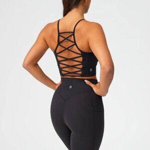 Buffbunny Ivy Crop NWT Black Onyx Large- Sold out online